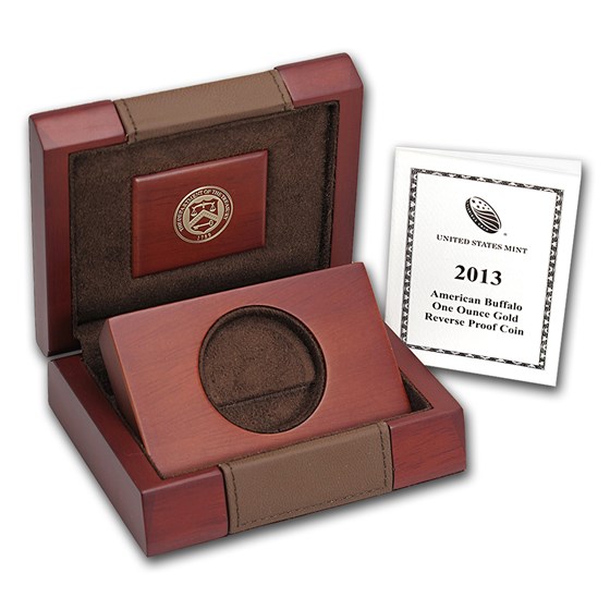 OGP Box & COA - 2013-W Reverse Proof 1 oz Gold Buffalo OGP Box & COA - 2013-W Reverse Proof 1 oz Gold Buffalo
